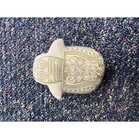 RARE Green MLESNA Noritake Lanka Porcelain Sri Lanka ELEPHLANT Figurine tea - Picture 3 of 6